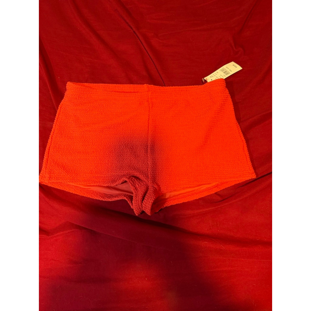 Women's PacSun Red Textured Bikini Bottoms S